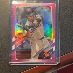 Buster Posey Pink Refractor Card