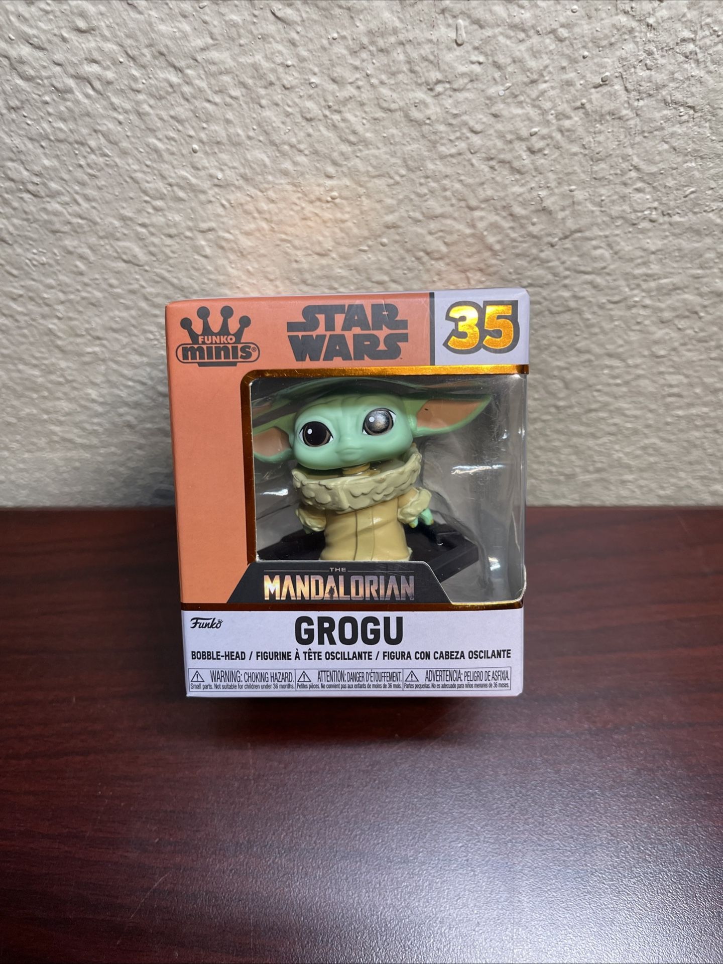 Funko Minis Star Wars The Mandalorian Grogu Vinyl Figure #35