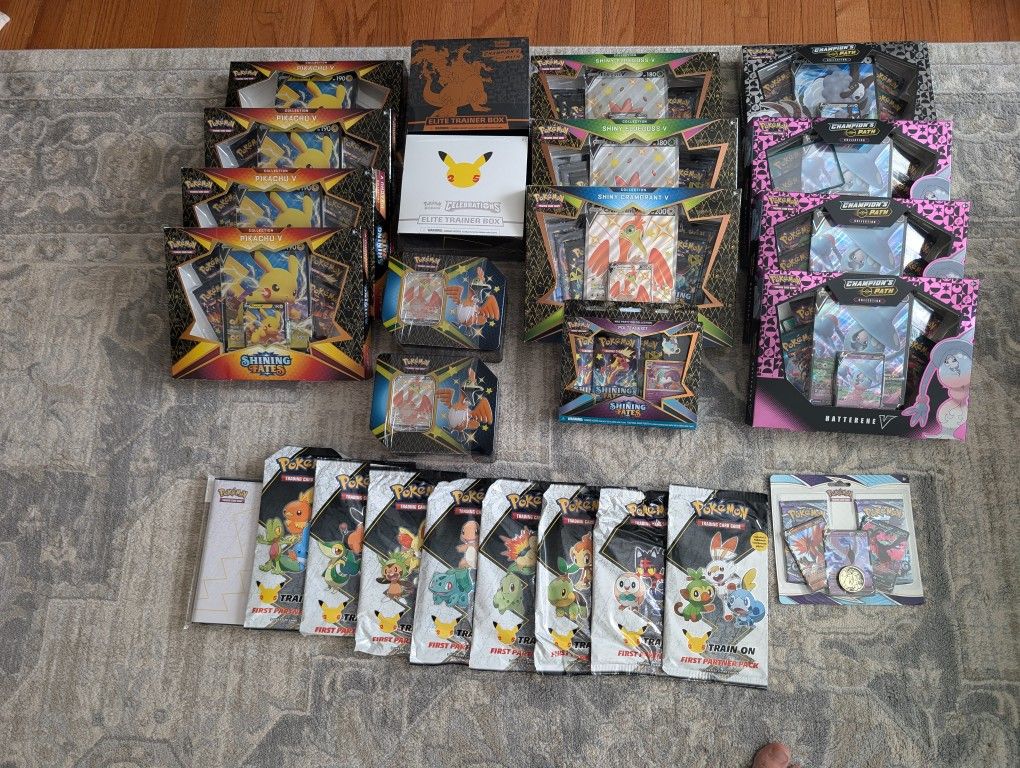 Pokemon Lot - Shining Fates, Celebrations, Champions Path