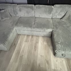 Gray Sectional Sofa With Storage 