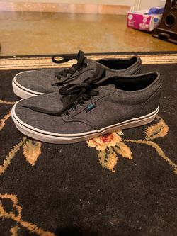 Grey vans shoes