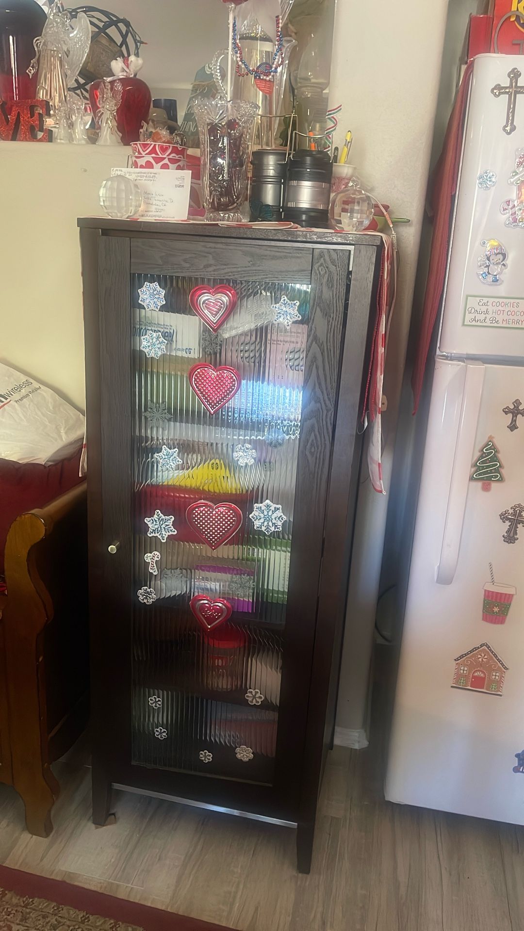 Glass Door Storage Cabinet 