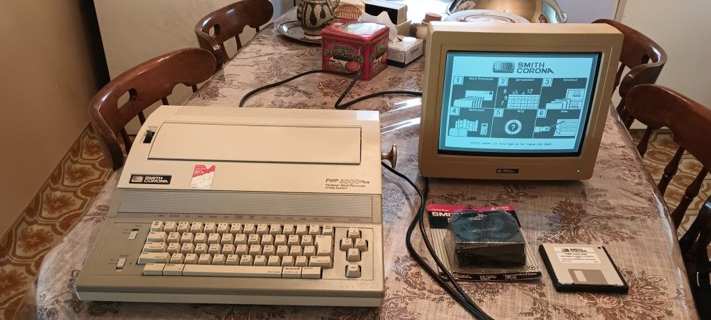 Smith Corona PWP 5000 PWP5000 Personal Word Processor Excellent Extra Ink & Disk