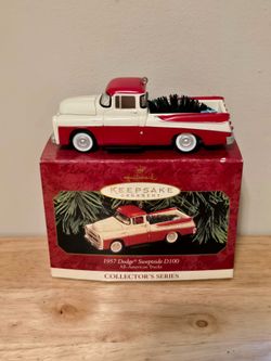 1957 Dodge Sweptside Truck Vintage Hallmark Ornament