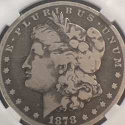 1878-CC Morgan Silver Dollar 7TF 