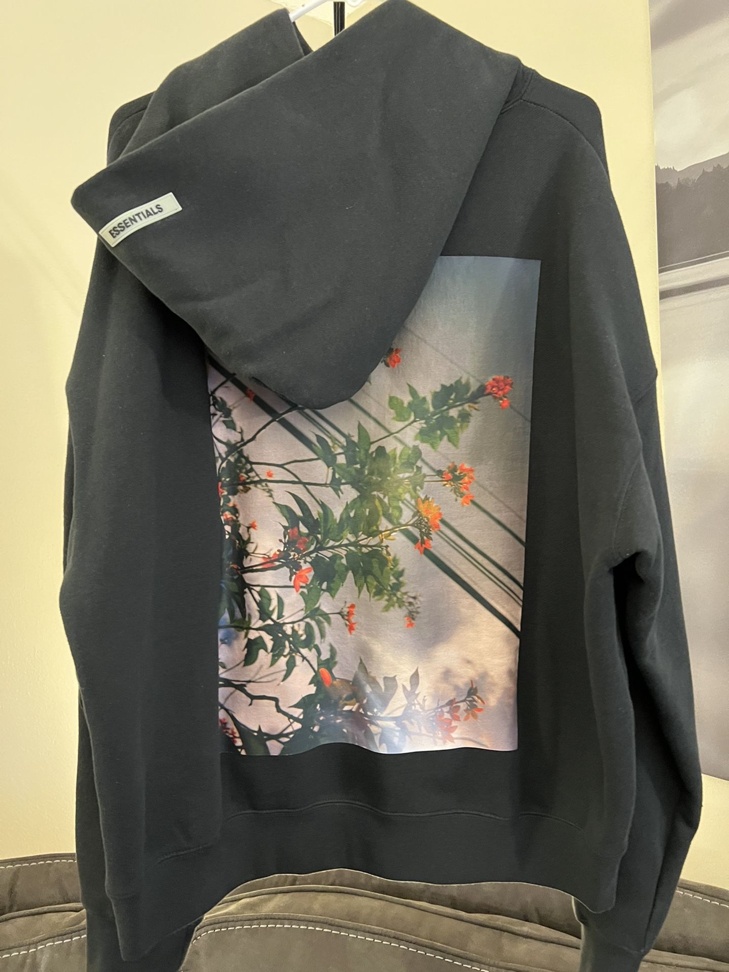 Fear Of God Essentials Photo Pull Over Hoodie Sz M