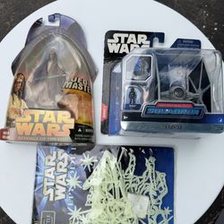 Vintage Star Wars Toy Lot – Figures & TIE Fighter – $15
