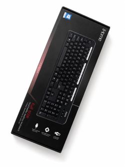 iHome Full Size Wired Multimedia USB Keyboard for Windows - New Sealed