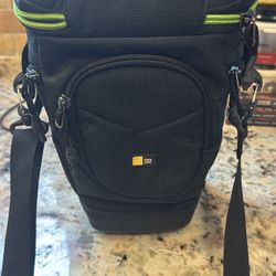 Case Logic Kontrast Black / Green Camera Case Shoulder Strap