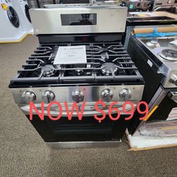 30 IN. 5.8 Cu. Ft. Smart Single Oven Gas Range With Easyclean, Wifi Enabled 