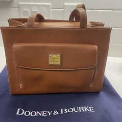 Dooney & Bourke Janine Pebble Leather Handbag. 