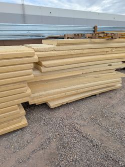 $5 each 4" thick 36" wide 8 ft long bare foam insulation