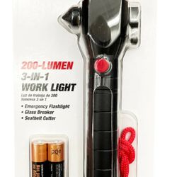 Hyper Tough Emergency Flashlight (New)