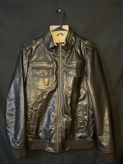 Levi’s Unisex Brown Leather Jacket