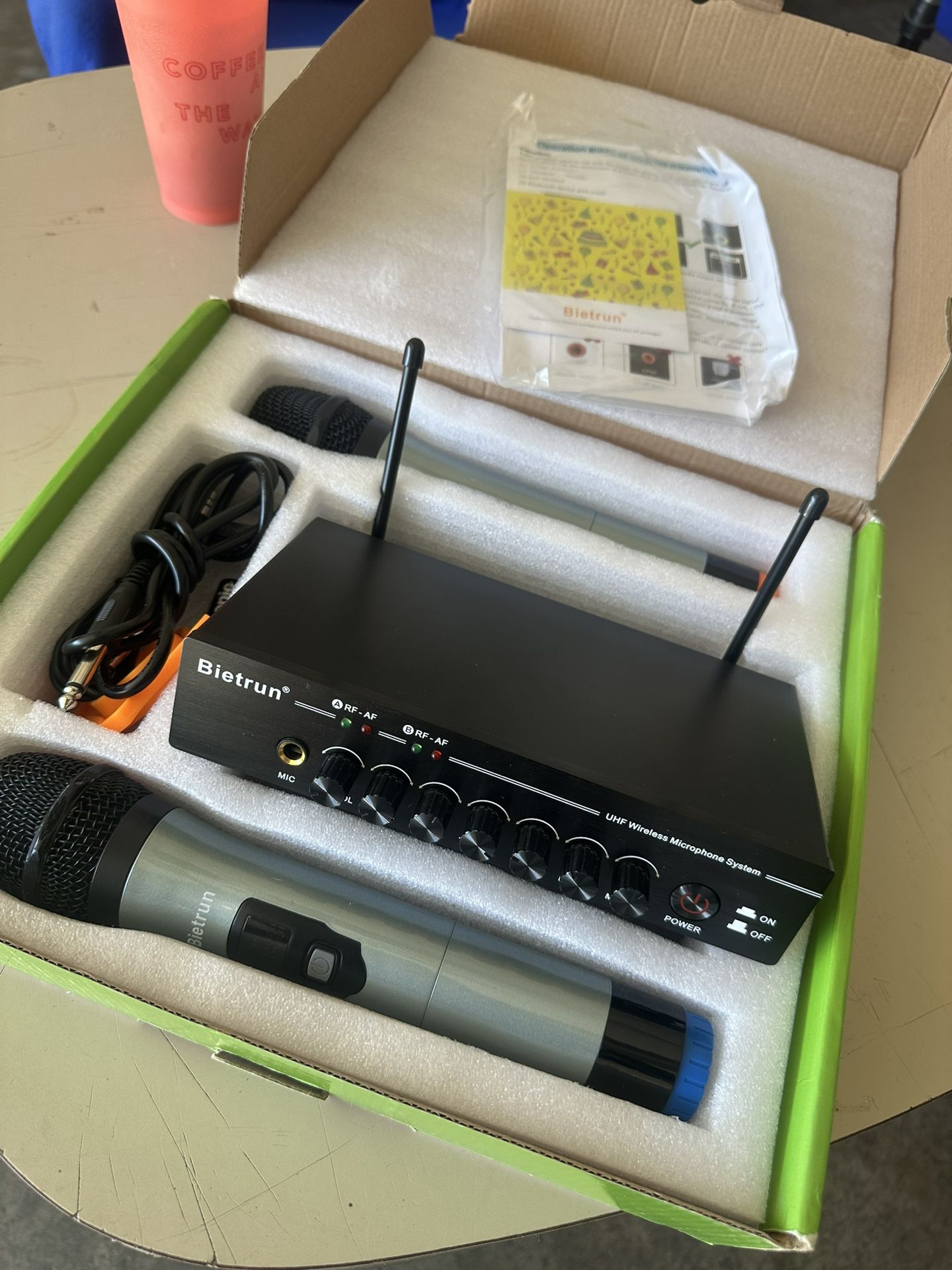 Dual Wireless Microphone Setup 