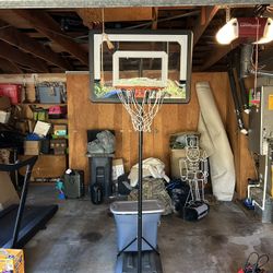 Mini Adjustable Basketball Hoop Like New ! 