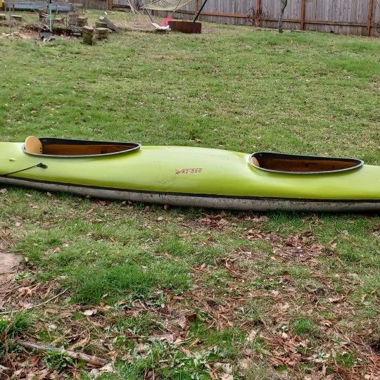 2 Grumman Aluminum Canoes and an Eddyline WR520 Tandem Kayak for Sale