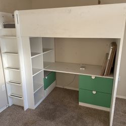 IKEA kids Loft Bed And Desk
