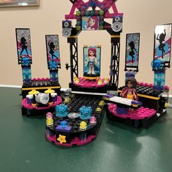 Lego Friends 41105 Pop Star Show Stage Complete With Minifigs And Manuals