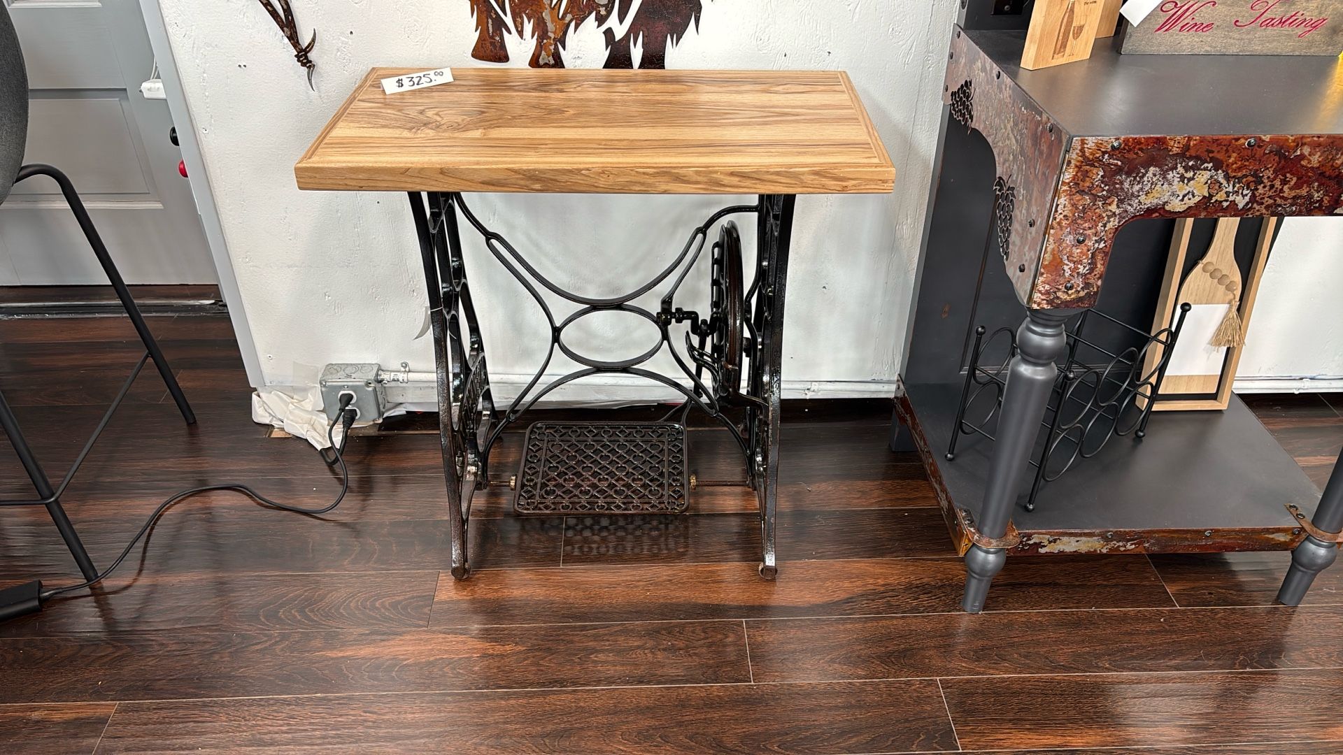Table With Sewing Machine Pedestal