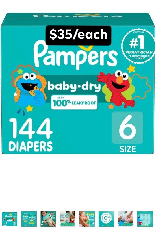 Pamper Baby Dry Size 6