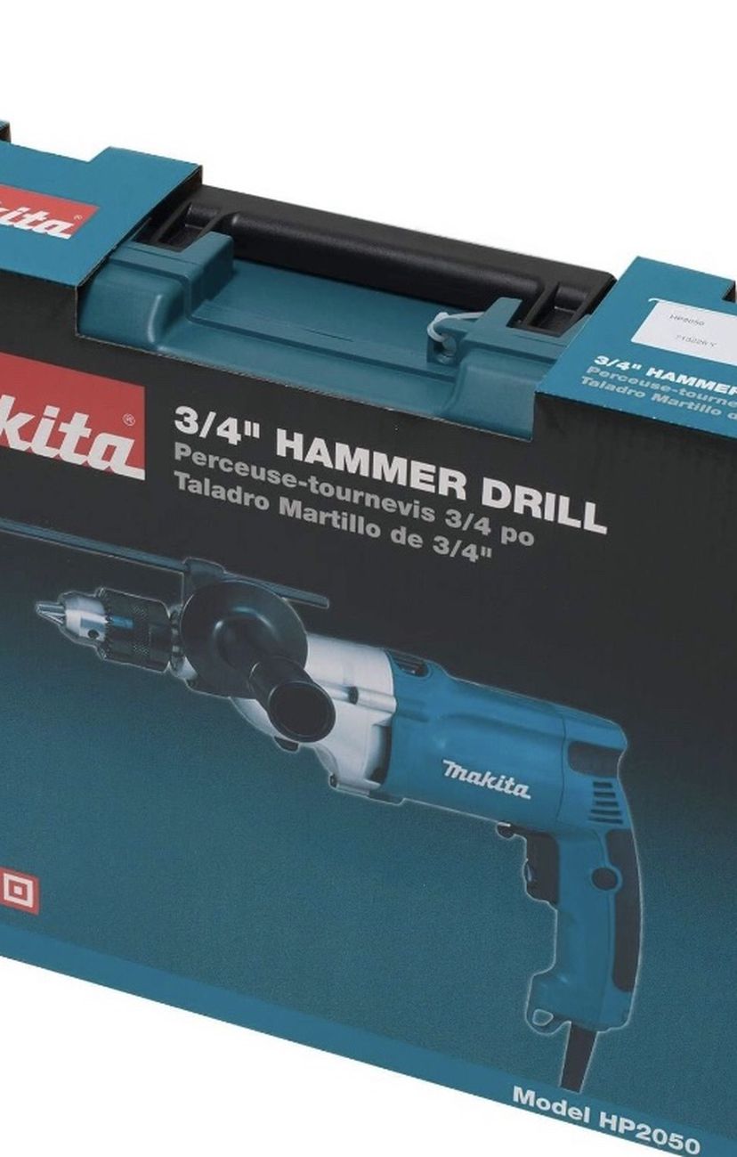 Makita HP2050 3/4” Hammer Drill, Teal