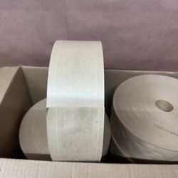 Uline Jumbo Industrial Reinforced Kraft Tape - 3" × 900'