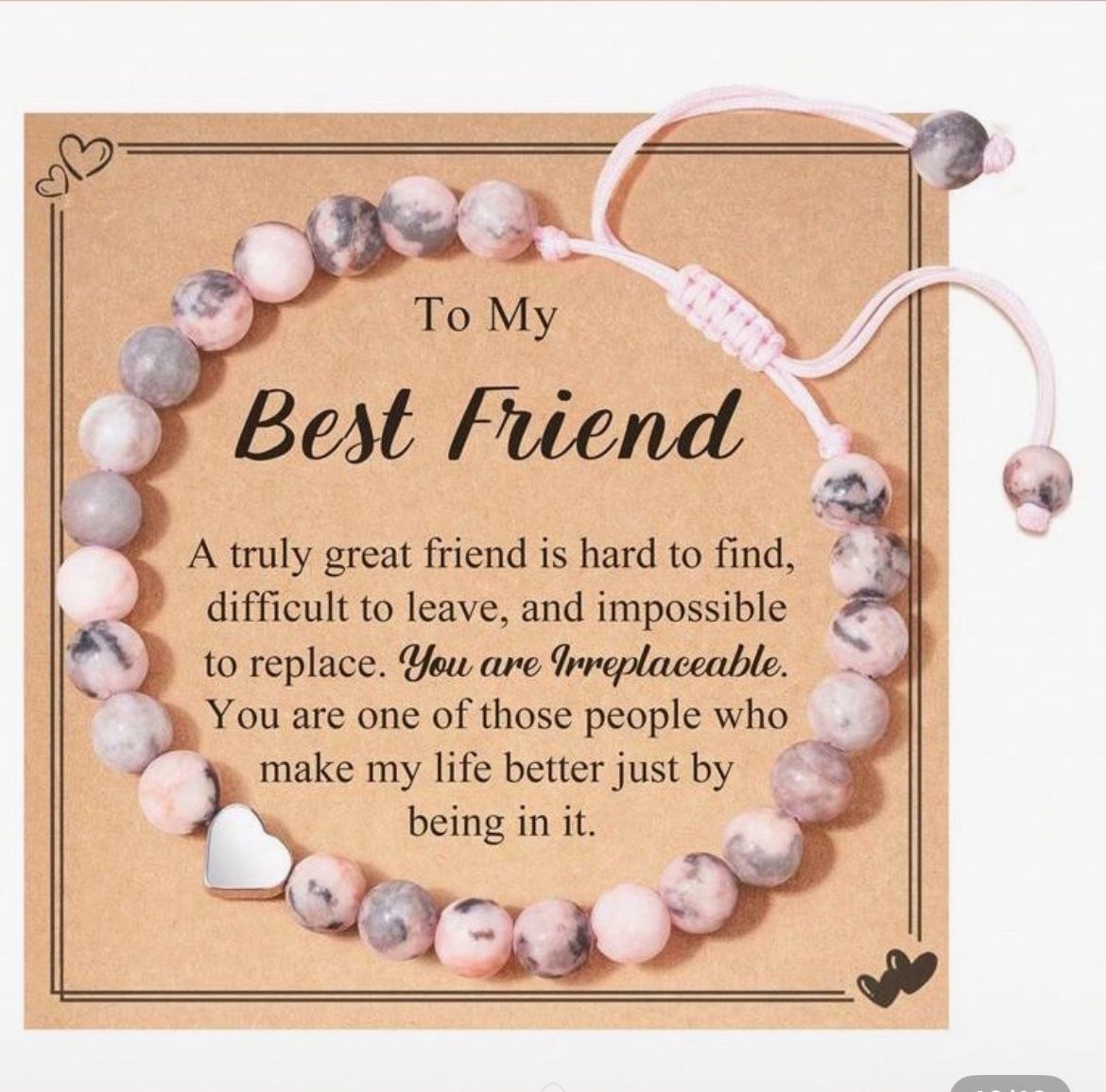 Best Friend Beaded Bracelet. Brand New.