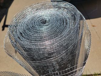 Hardware Cloth 1/4" Mesh, 48" x Approx. 95 ft – Galvanized Wire Mesh (Gardening, Building Material, Chicken Coop, Fencing)