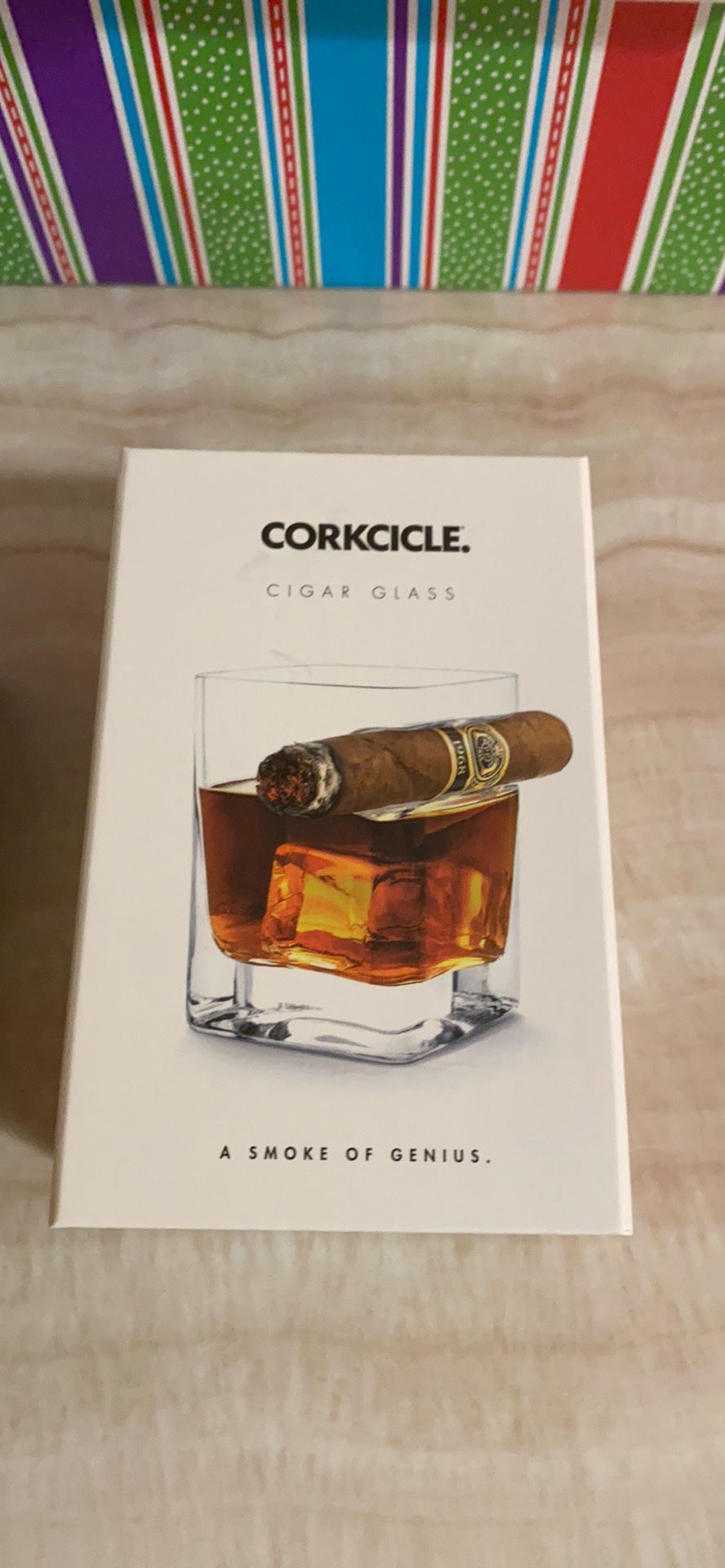 Corkcicle Whiskey Glass Engraved