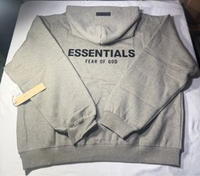 Fear of God Essentials Hoodie Dark Oatmeal Gray XL – New With Tags