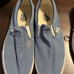 Men’s blue vans slip on size 11