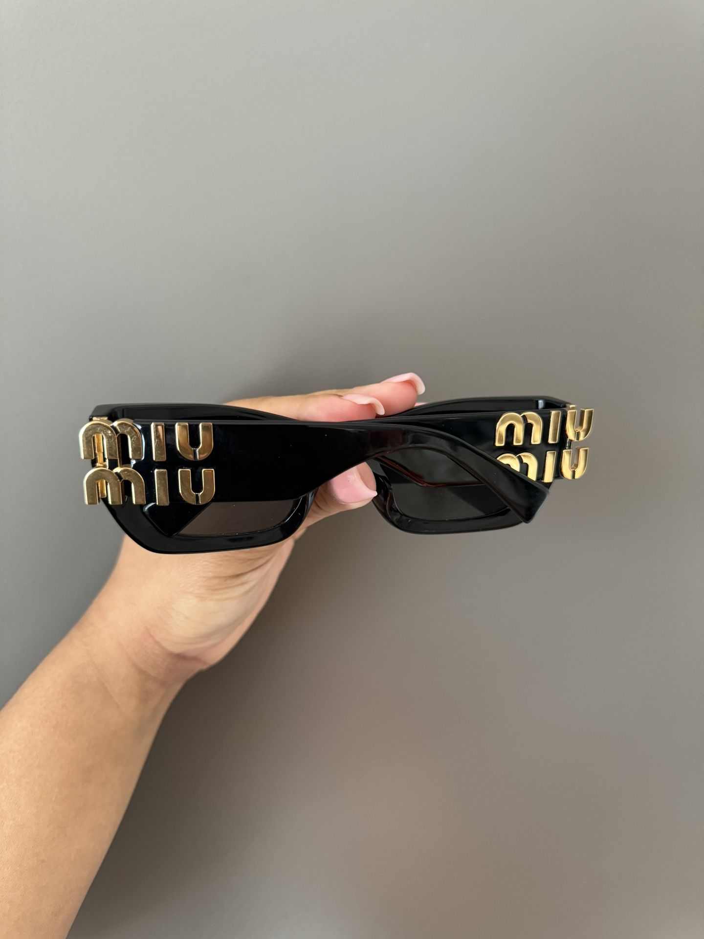 Black Miu Miu Sunglasses 