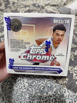 2023-24 TOPPS CHROME BASKETBALL MEGA BOX $165