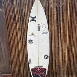 5’7 1/2 Channel Islands Two Happy Shortboard