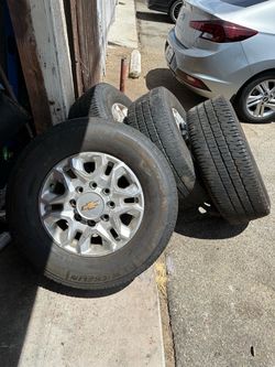 Chevy 8 lug rims and tires