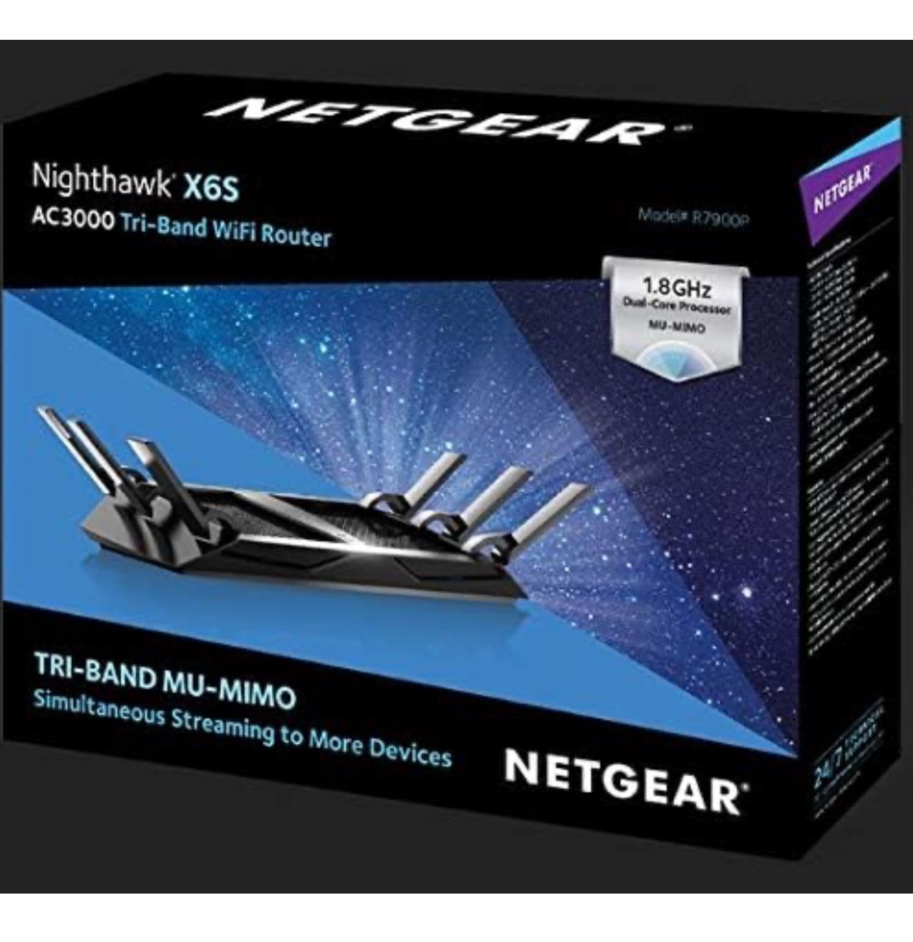 Netgear Nighthawk X6S AC3000 Smart WiFi Router