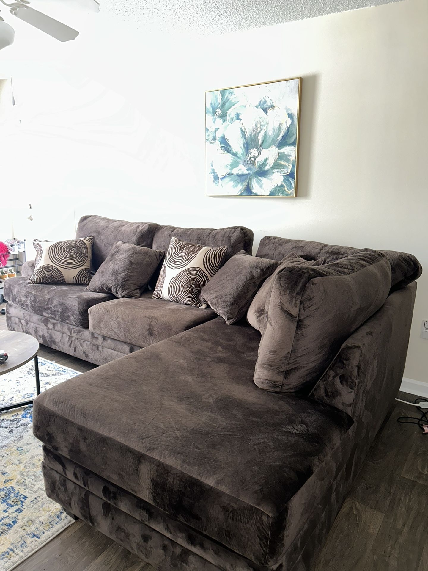 Brown Sectional