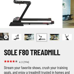 New treadmill sole f80 in box