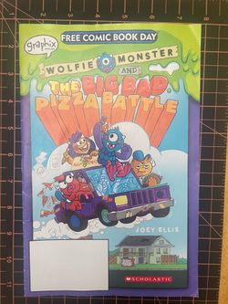 Wolfie Monster & The Big Bad Pizza Battle (2019) #1 - FCBD Comic - Scholastic