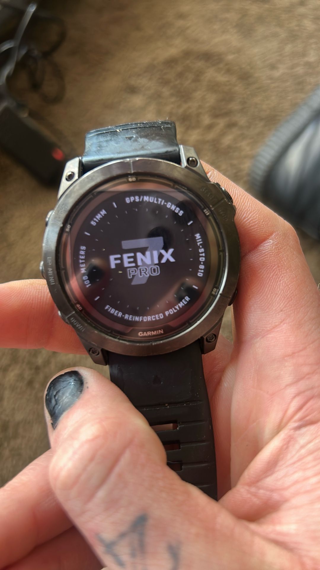 garmin fenix 7x pro sapphire solar titanium 51mm