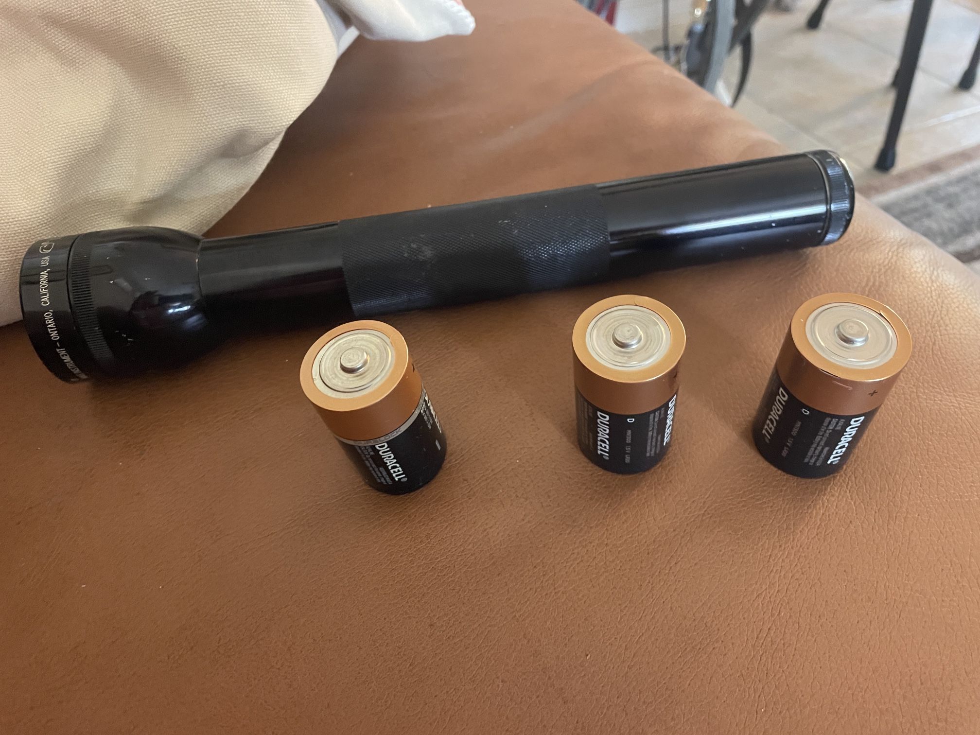 3 D Batteries Maglite Flashlight