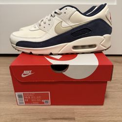 Nike Air Max 90 “Rare Air Pale Ivory Thunder Blue” Men’s Size 10.5 IH4379-110