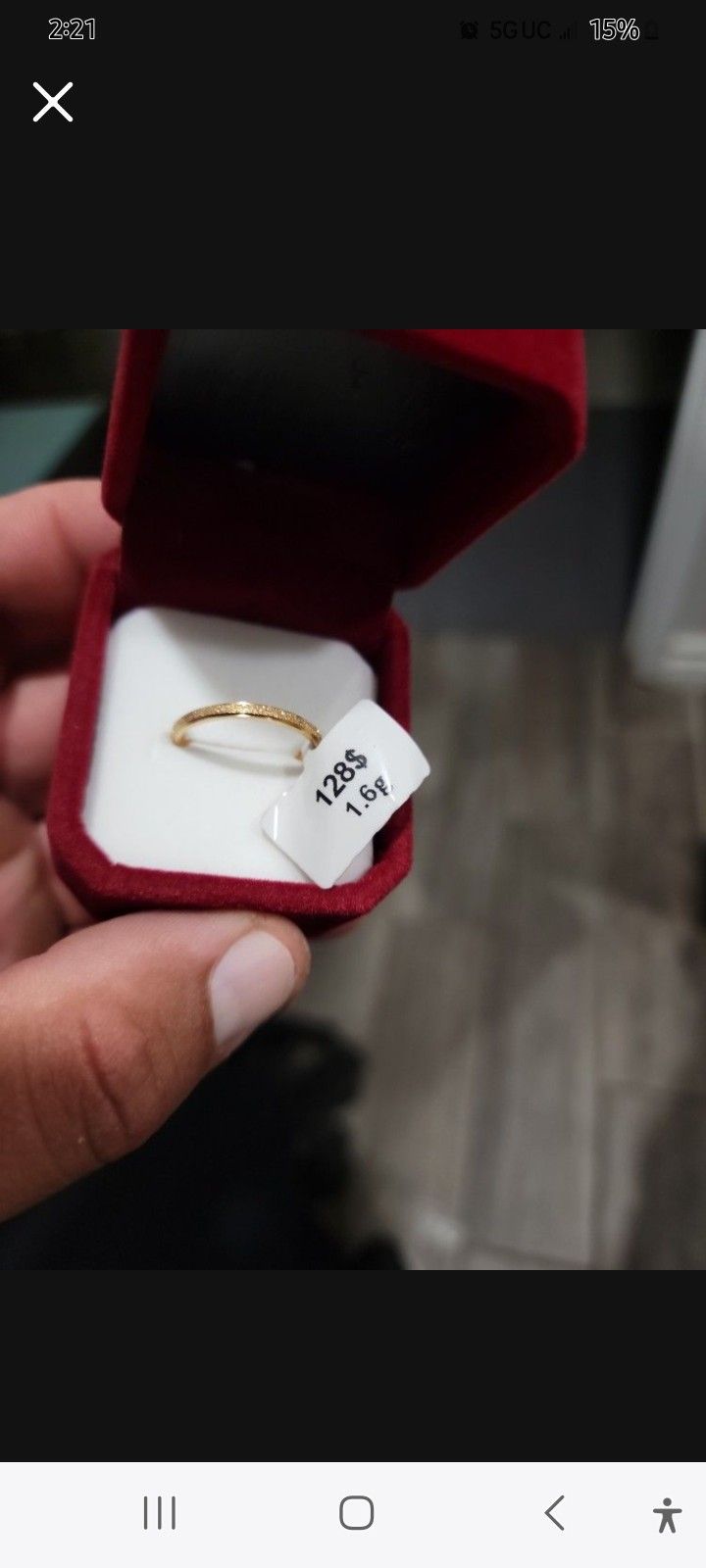 Gold Ring Woman