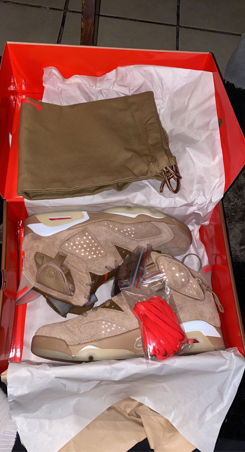 Jordan 6 Retro Travis Scott British Khaki