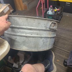 Galvanized Tub 3ft X 12 Inches