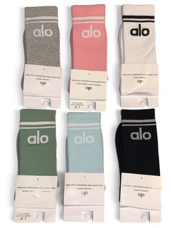 New Alo socks $8.00/Each