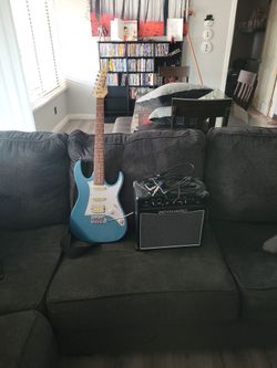 Guitar With Amplifier
