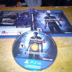 PS4 Game Uncharted 4 A Thief's End 