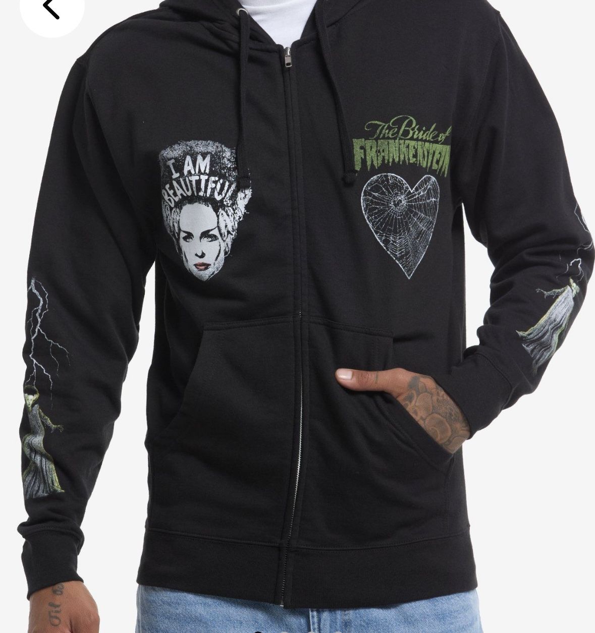 Bride Of Frankenstein Sweater UNISEX XS